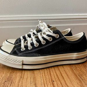 Chuck 70 Vintage Canvas shoes - Women 7, Men 5 - Black (run big)
